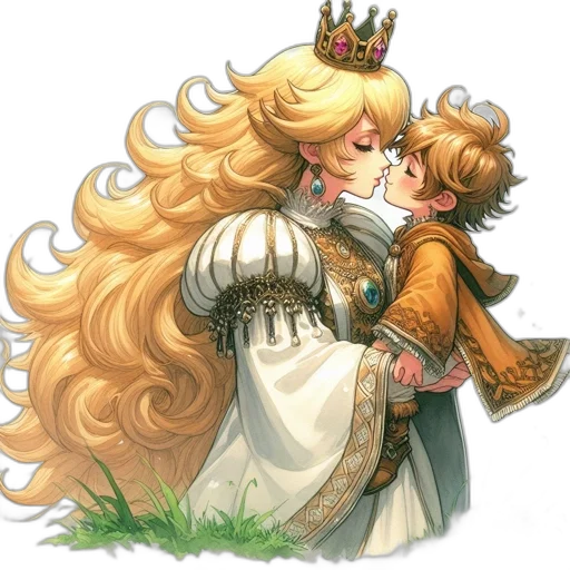 crown, dress, concept art, fantasy art transparent PNG cut-out