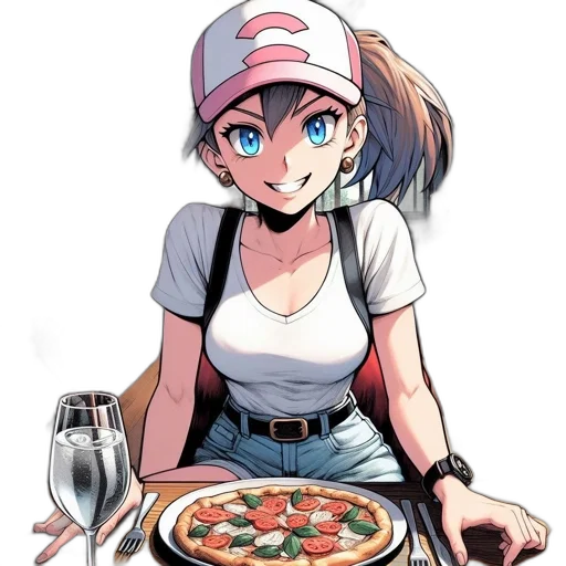 food, staff, weapon, face transparent PNG cut-out