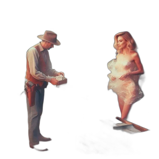 dress, hat, jacket, robot transparent PNG cut-out