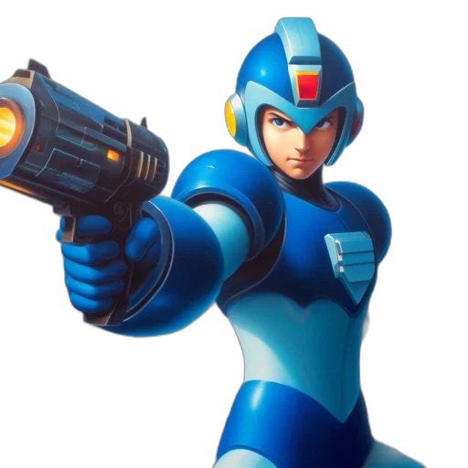 weapon, robot, concept art, 3d render transparent PNG cut-out