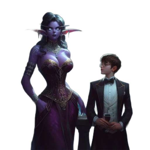 dress, staff, concept art, fantasy art transparent PNG cut-out