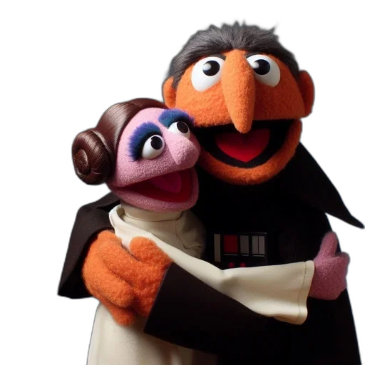 outer space, two, sesame, street transparent PNG cut-out