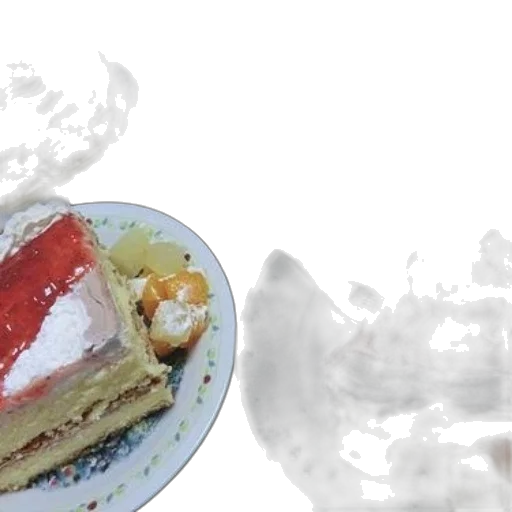 food, 3d render, photorealistic, pastel transparent PNG cut-out