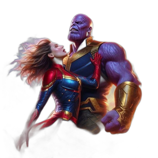 comic book art, concept art, fantasy art, photorealistic transparent PNG cut-out