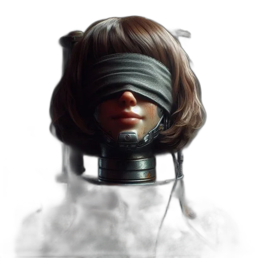 mask, robot, face, staff transparent PNG cut-out