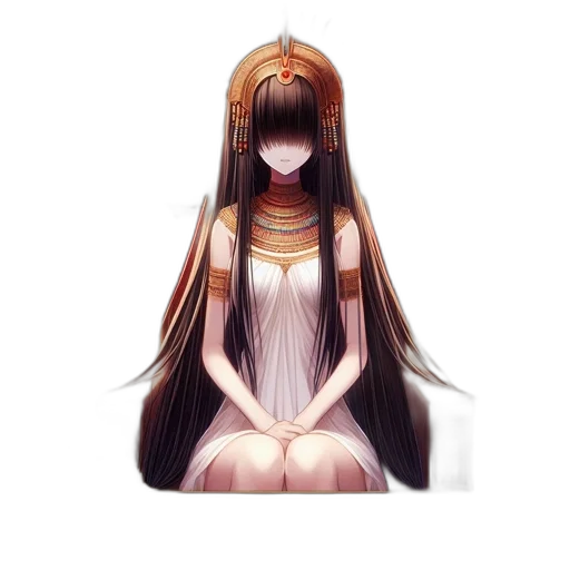 dress, hair, mask, crown transparent PNG cut-out