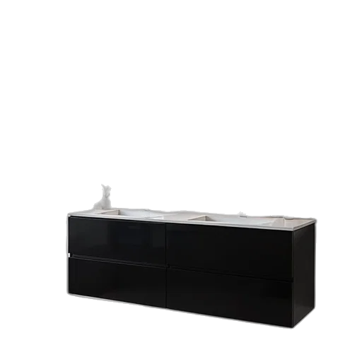 furniture, jewelry, 3d render, black transparent PNG cut-out