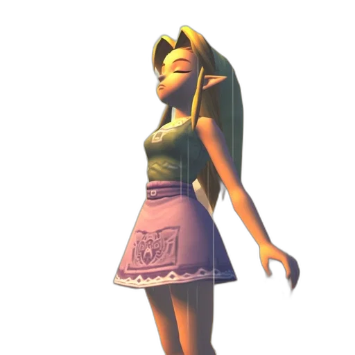 dress, staff, creature, animal transparent PNG cut-out
