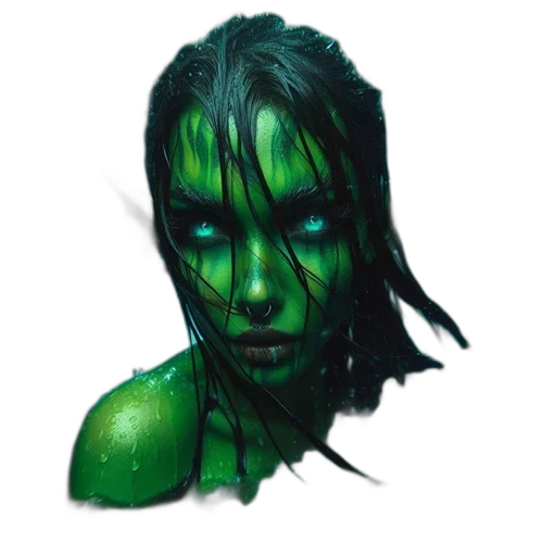 creature, face, mask, concept art transparent PNG cut-out