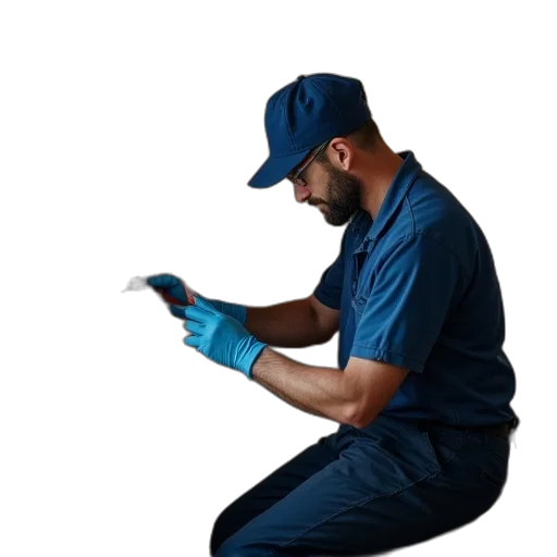staff, hat, jacket, mask transparent PNG cut-out