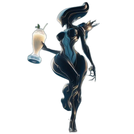 dress, staff, hair, concept art transparent PNG cut-out