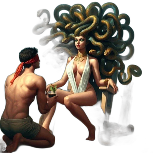 hair, creature, concept art, fantasy art transparent PNG cut-out