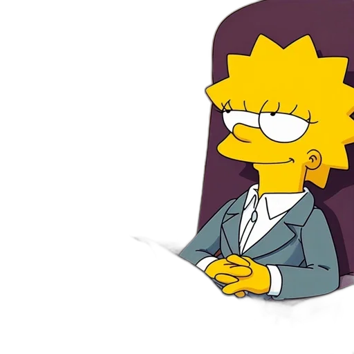 furniture, cartoon, lisa, simpson transparent PNG cut-out