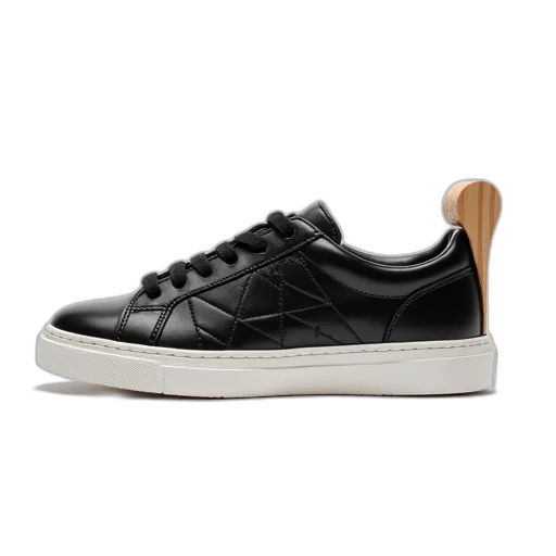 shoes, black, leather, sneaker transparent PNG cut-out
