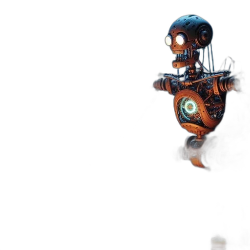 robot, dress, creature, bottle transparent PNG cut-out