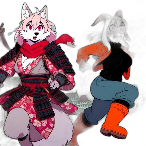 concept art, fantasy art, anime, cartoon transparent PNG cut-out