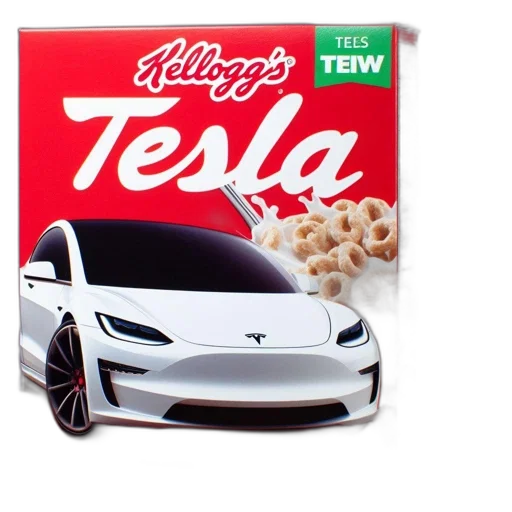 car, food, robot, 3d render transparent PNG cut-out
