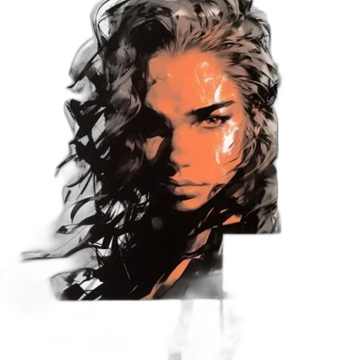 hair, face, crown, dress transparent PNG cut-out