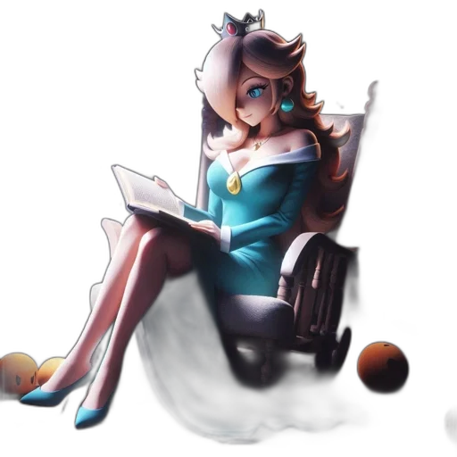 robot, dress, staff, crown transparent PNG cut-out