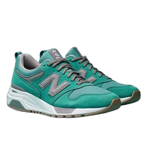 shoes, vaporwave, pastel, green transparent PNG cut-out