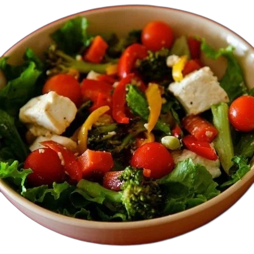 food, bowl, salad, tomatoes transparent PNG cut-out