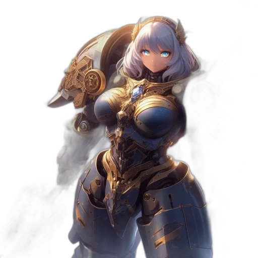 weapon, sword, robot, staff transparent PNG cut-out