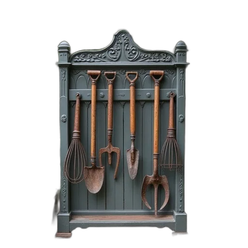 furniture, weapon, staff, jewelry transparent PNG cut-out