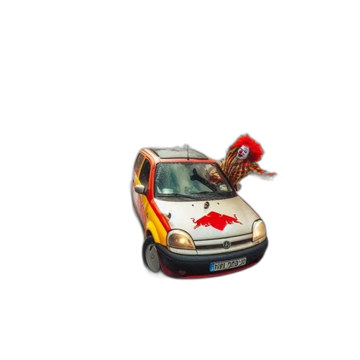 car, animal, weapon, 3d render transparent PNG cut-out