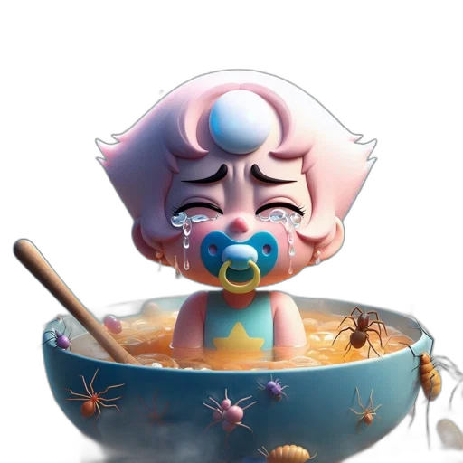 food, mask, creature, concept art transparent PNG cut-out