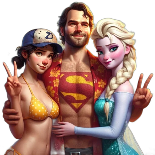 comic book art, concept art, fantasy art, cartoon transparent PNG cut-out