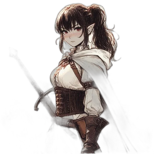 staff, sword, weapon, fantasy art transparent PNG cut-out
