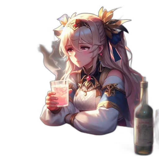 dragon, weapon, crown, bottle transparent PNG cut-out