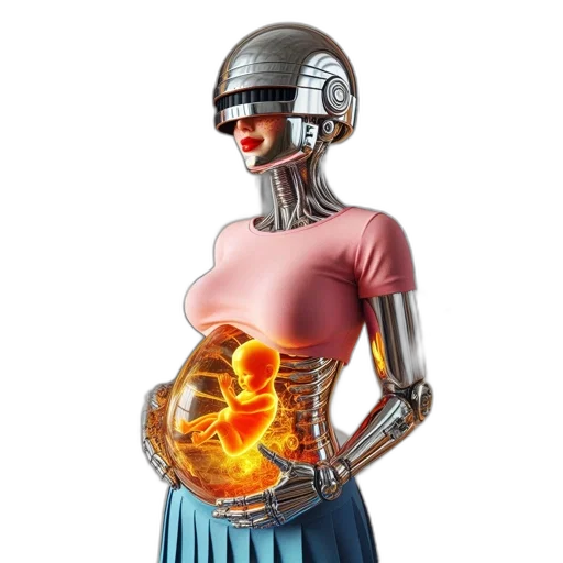 robot, jewelry, dress, mask transparent PNG cut-out