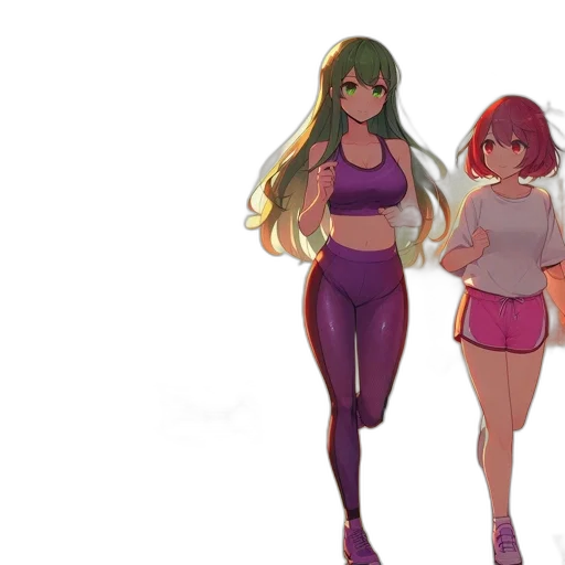 concept art, anime, 3d render, pixel art transparent PNG cut-out