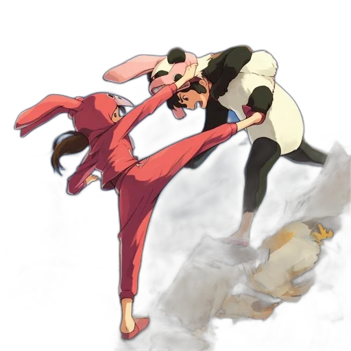 concept art, anime, watercolor, pixel art transparent PNG cut-out