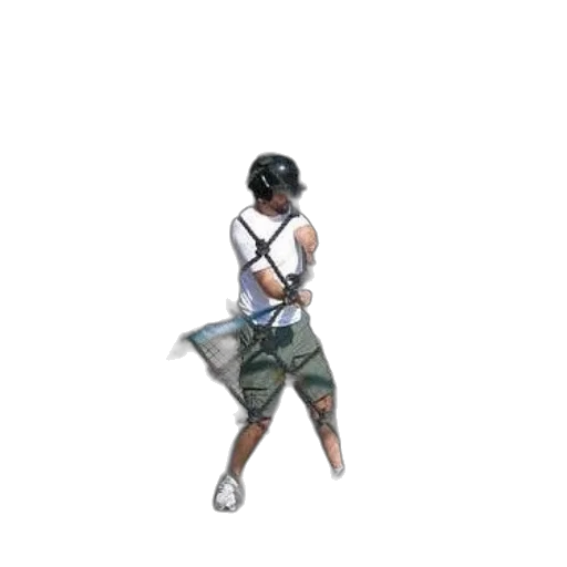 staff, umbrella, weapon, 3d render transparent PNG cut-out
