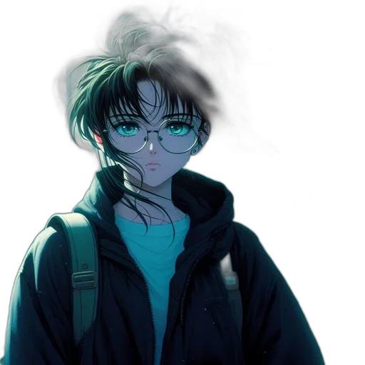 jacket, mask, face, creature transparent PNG cut-out