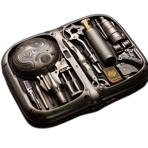 jewelry, weapon, car, photorealistic transparent PNG cut-out