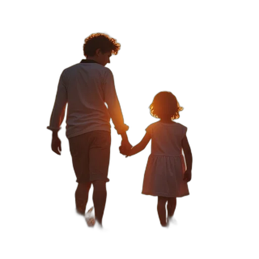 photorealistic, 3d render, family, movie transparent PNG cut-out