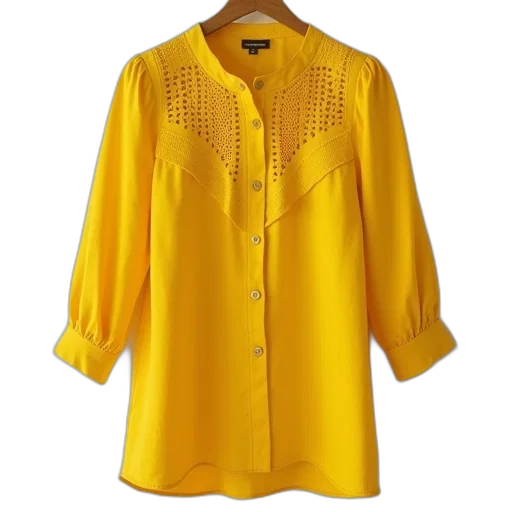 jacket, dress, golden, yellow transparent PNG cut-out