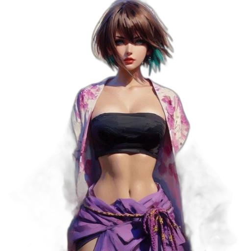 dress, jacket, photorealistic, fantasy art transparent PNG cut-out