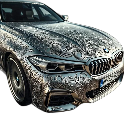car, photorealistic, 3d render, concept art transparent PNG cut-out