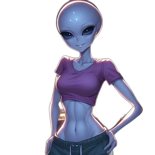 robot, creature, staff, dress transparent PNG cut-out