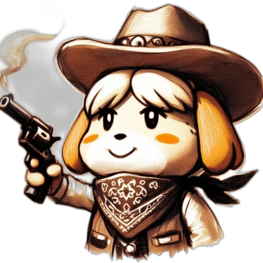 weapon, staff, hat, animal transparent PNG cut-out