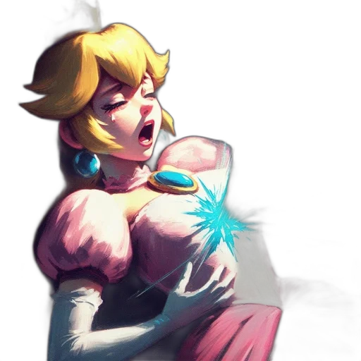 dress, crown, staff, weapon transparent PNG cut-out