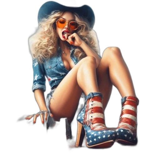 hat, shoes, photorealistic, concept art transparent PNG cut-out