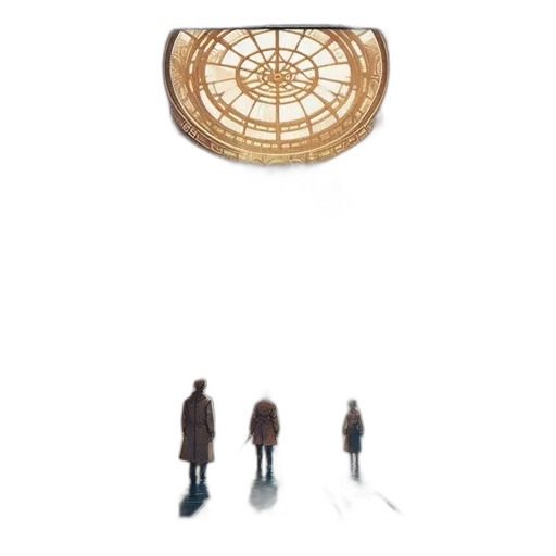 umbrella, staff, jacket, building transparent PNG cut-out