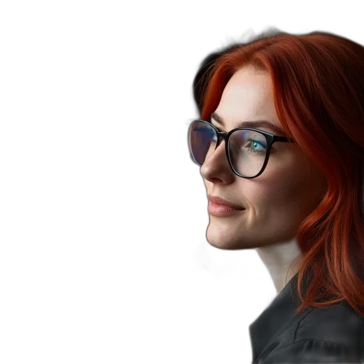 jacket, face, hair, staff transparent PNG cut-out