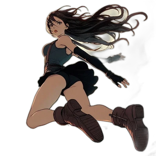 dress, shoes, concept art, comic book art transparent PNG cut-out