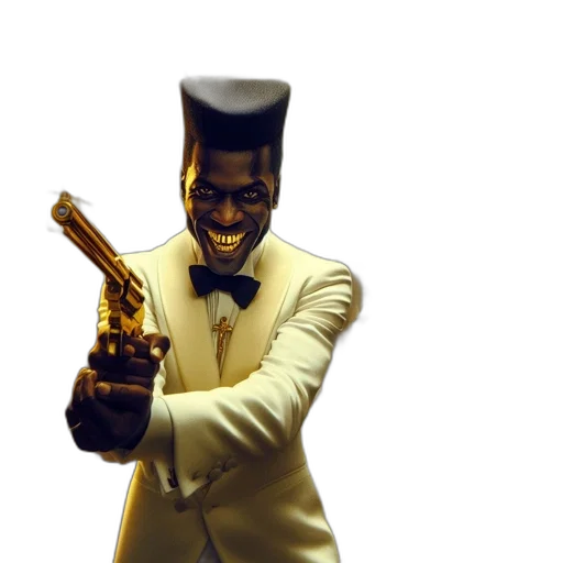 staff, robot, crown, hat transparent PNG cut-out